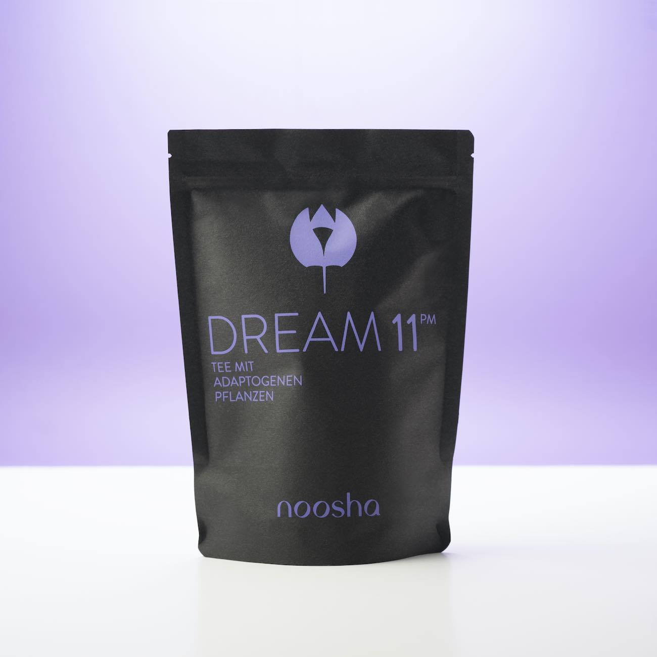 Packaging of DREAM 11PM tea made by noosha