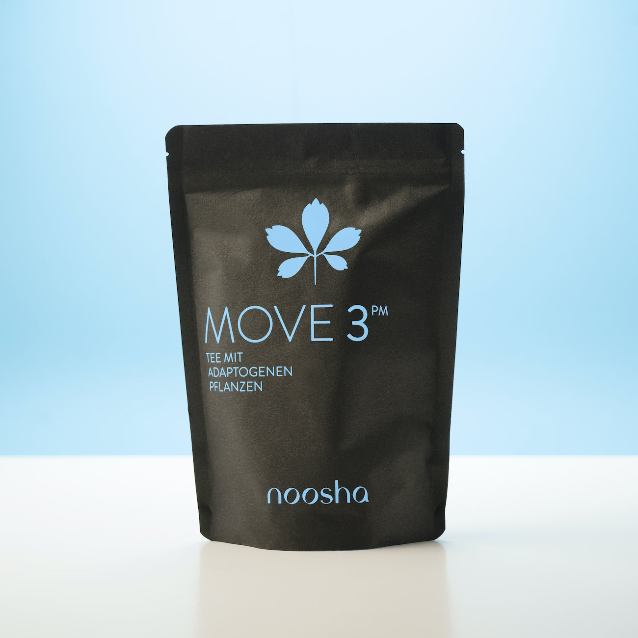  Packaging of MOVE 3PM tea made by noosha