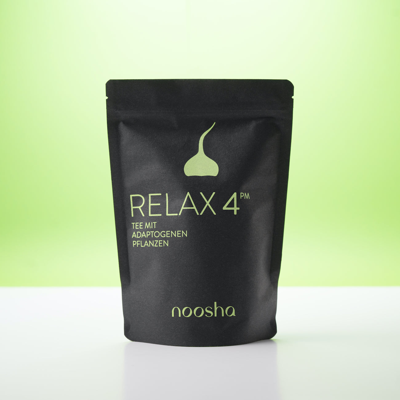 Packaging of RELAX 4PM tea made by noosha